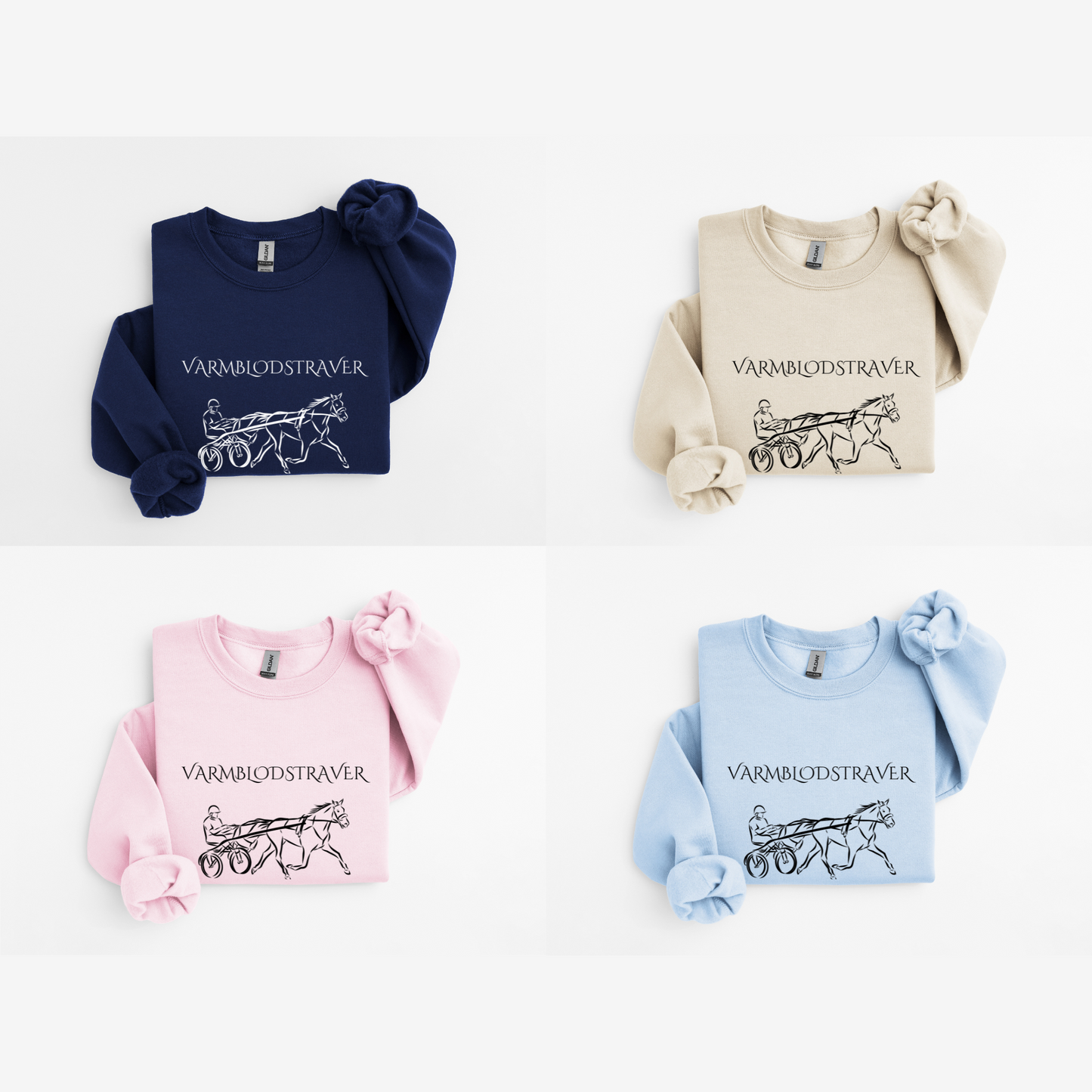 Hestegenser | Varmblodstraver - Lite brems, mye kjærlighet | Unisex
