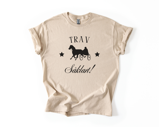 T-skjorte Hest | Trav såklart | Unisex