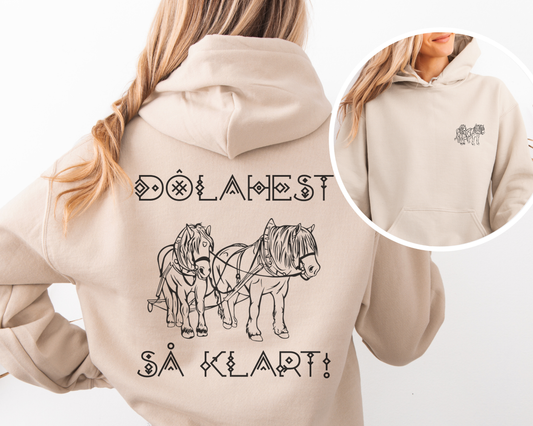 Hettegenser Dølahest | Dølahest så klart! | Unisex (3)