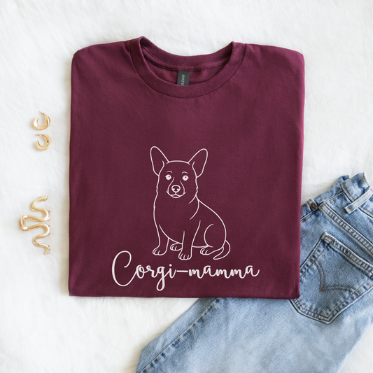 Hund med tekst | Personlig t-skjorte hund | Unisex