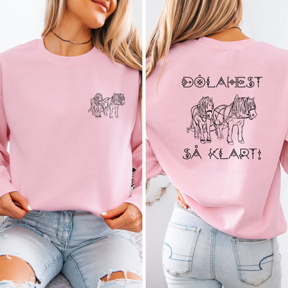 Dølahest så klart | Genser hest | Unisex 3
