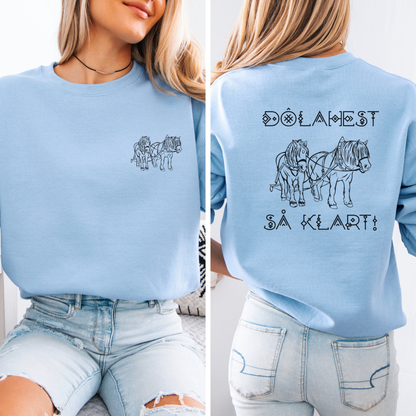 Dølahest så klart | Genser hest | Unisex 3