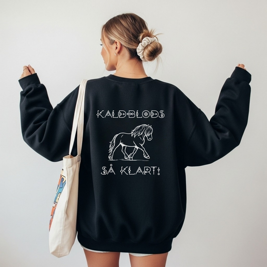 Kaldblods så klart | Genser hest | Unisex 2