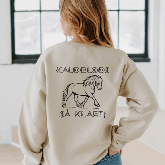 Kaldblods så klart | Genser hest | Unisex 2