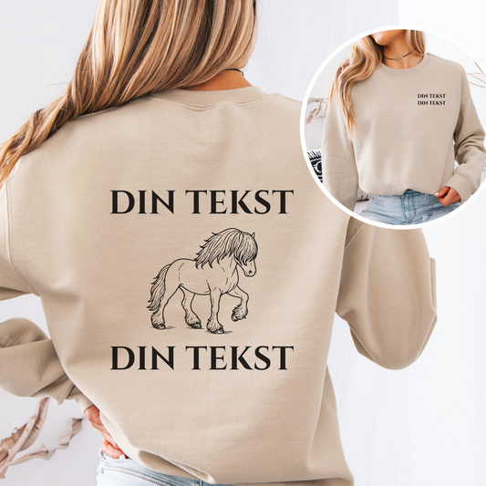 Personlig Genser | Dølahest | Unisex (2)