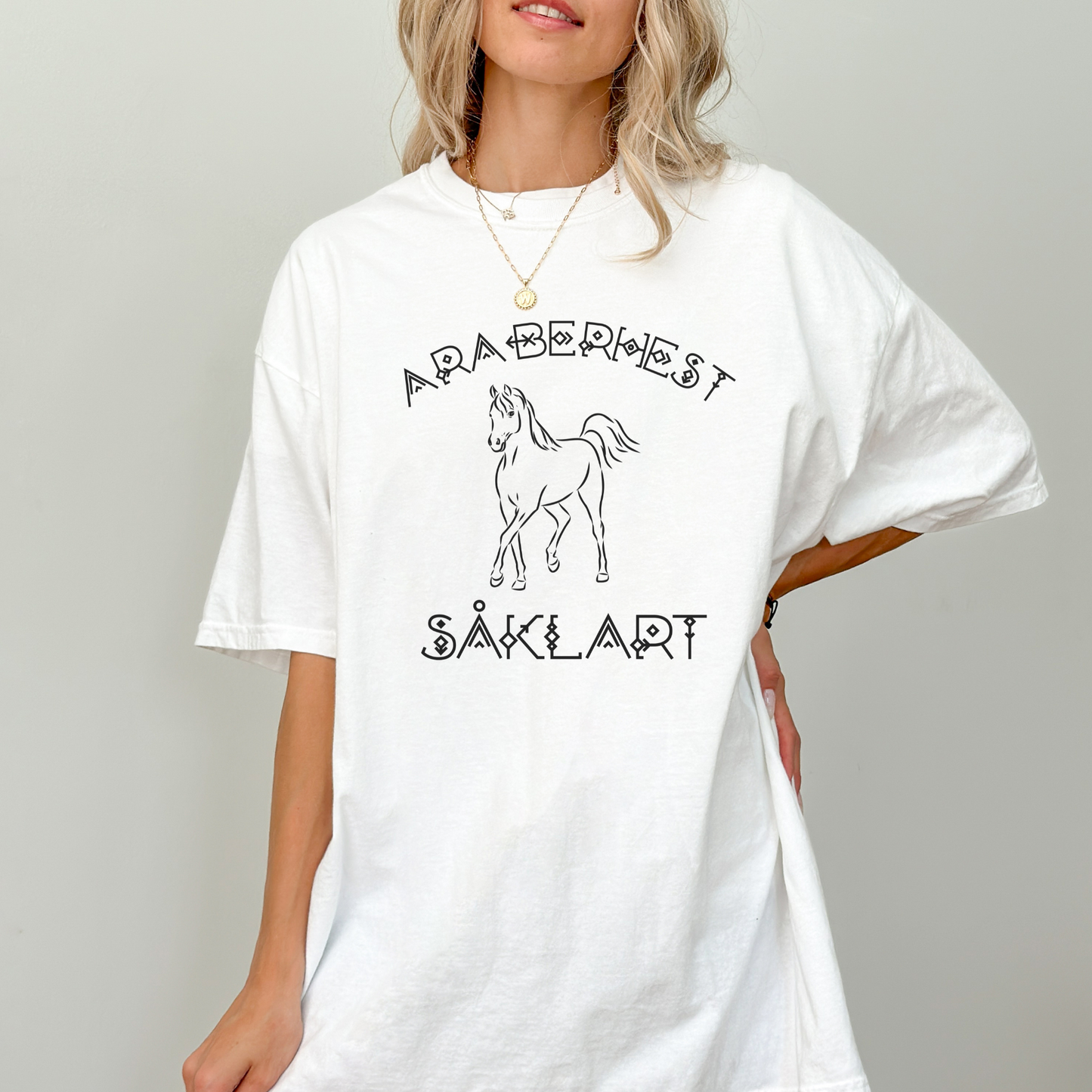 T-skjorte, Hest | Araberhest såklart | Unisex