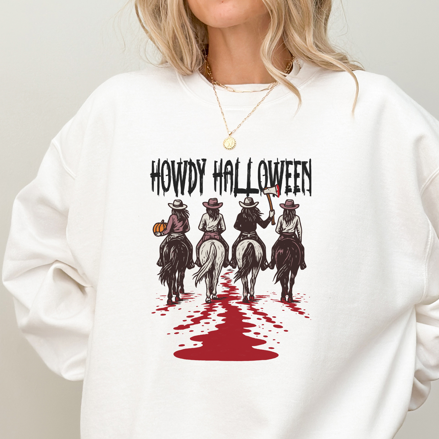 Howdy Halloween | Genser hest | Unisex