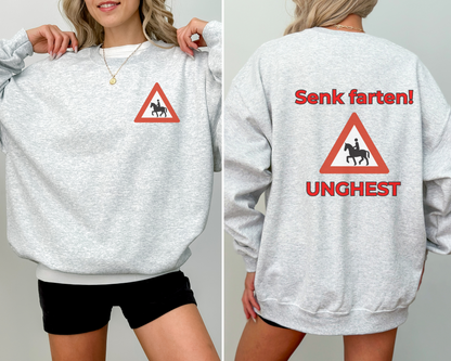 Hestegenser | Senk Farten - Unghest | Unisex