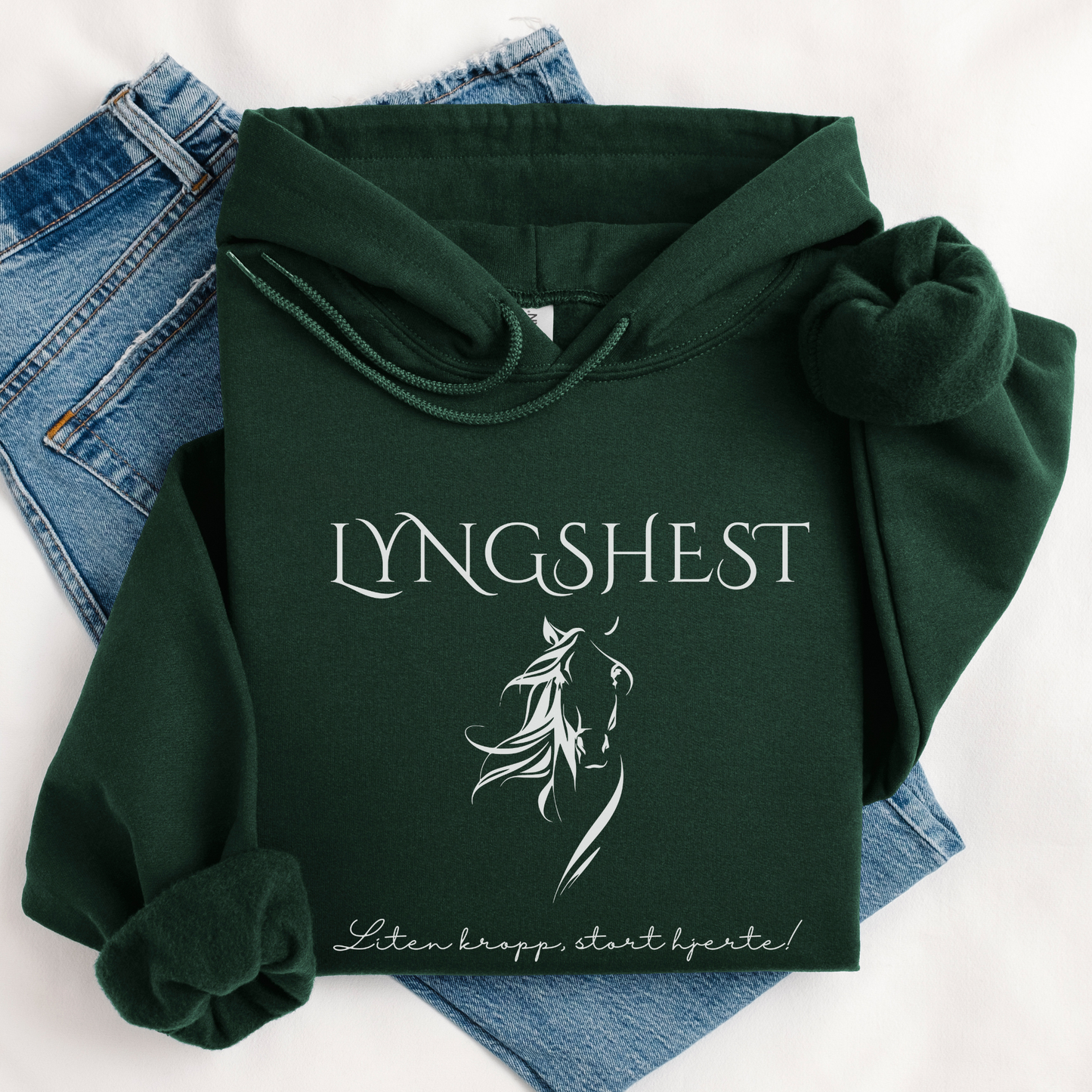 Hettegenser, Hest | Lyngshest - Liten kropp stort hjerte | Unisex