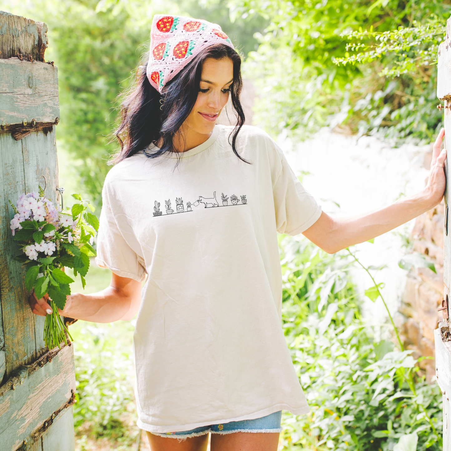 T-skjorte Hage | Plantekatt | Unisex