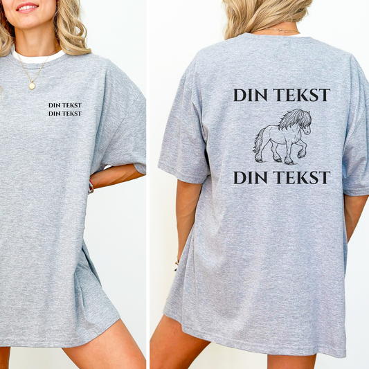 Personlig T-skjorte | Dølahest | Unisex (2)