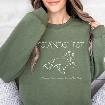 Hestegenser | Islandshest - made for lava, born to fly | Unisex