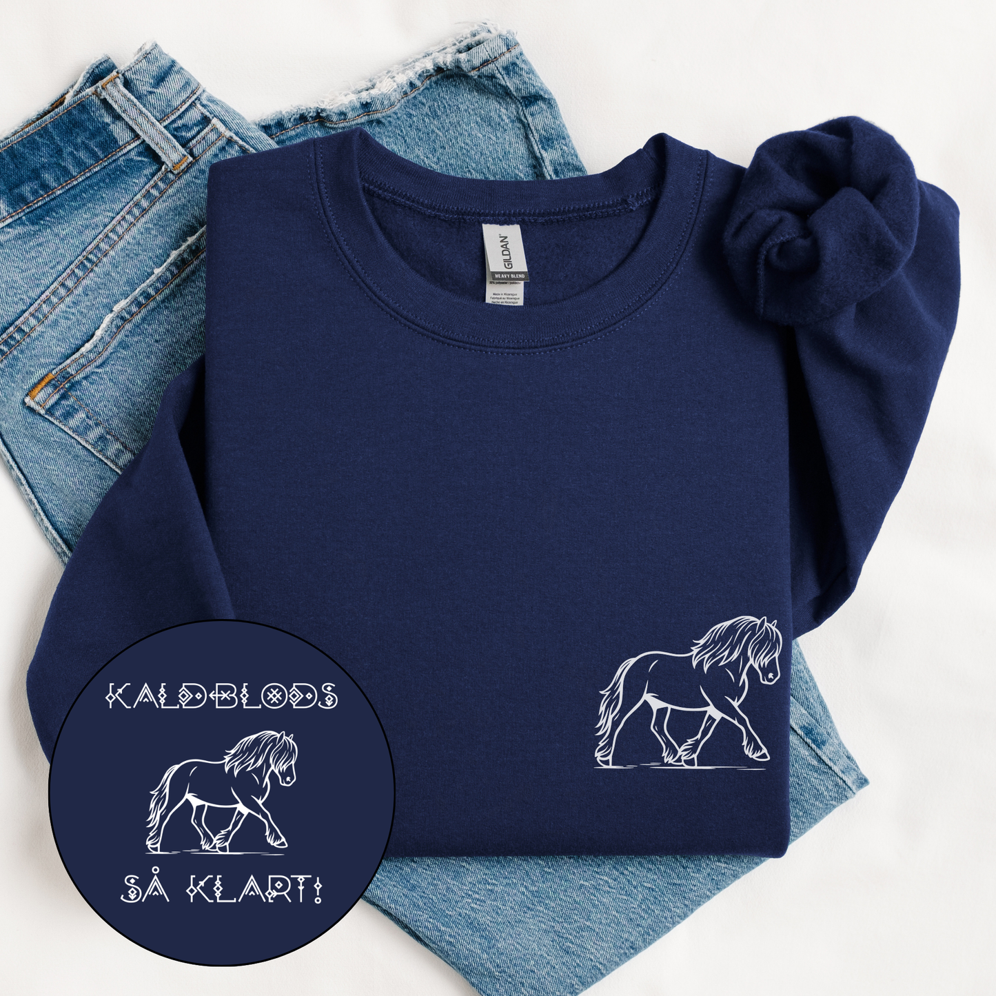 Kaldblods så klart | Genser hest | Unisex 2