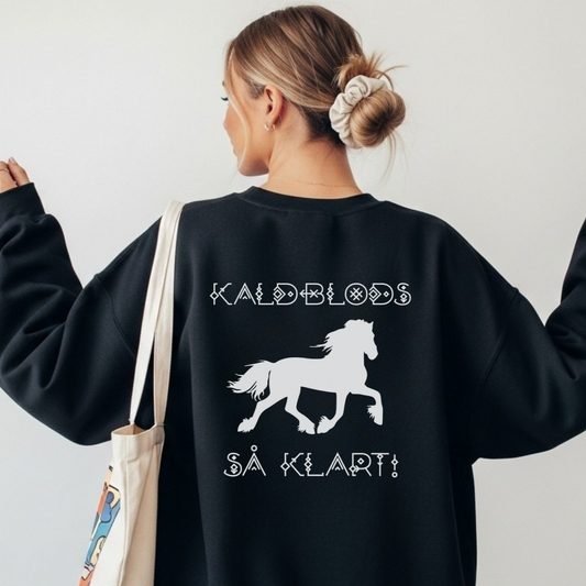 Kaldblods så klart | Genser hest | Unisex 1