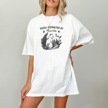 T-skjorte Hage | Easily distracted by plants | Unisex