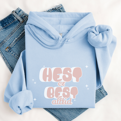 Hettegenser | Hest er best alltid, rosa | Unisex