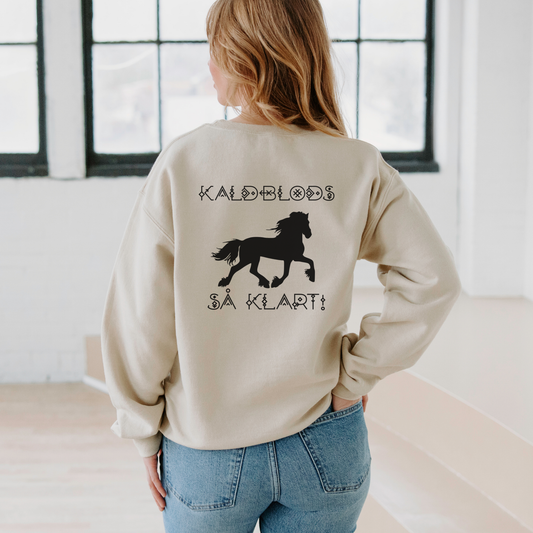 Kaldblods så klart | Genser hest | Unisex 1