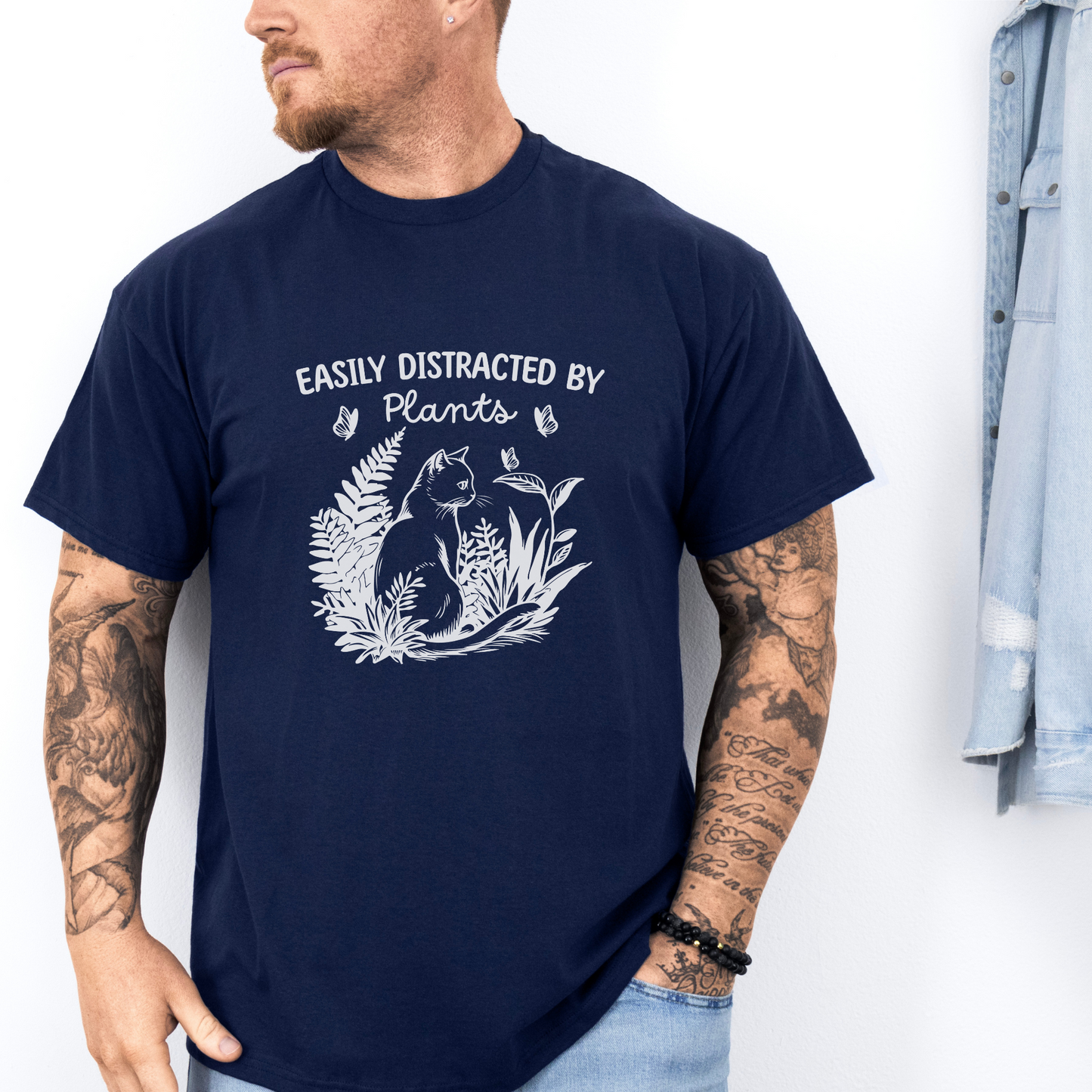 T-skjorte Hage | Easily distracted by plants | Unisex