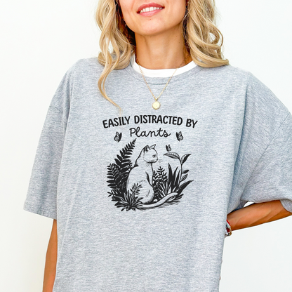 T-skjorte Hage | Easily distracted by plants | Unisex