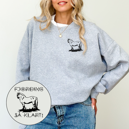 Fjording så klart | Genser hest | Unisex