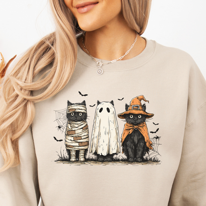 Halloween katter | Genser katt | Unisex