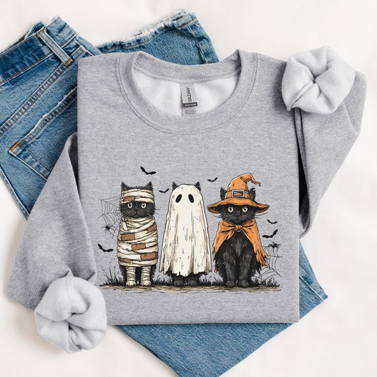 Halloween katter | Genser katt | Unisex
