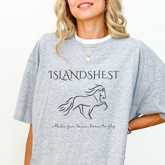 T-skjorte, Hest | Islandshest - made for lava, born to fly | Unisex