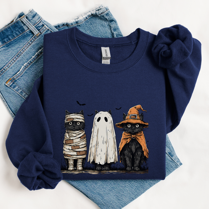 Halloween katter | Genser katt | Unisex