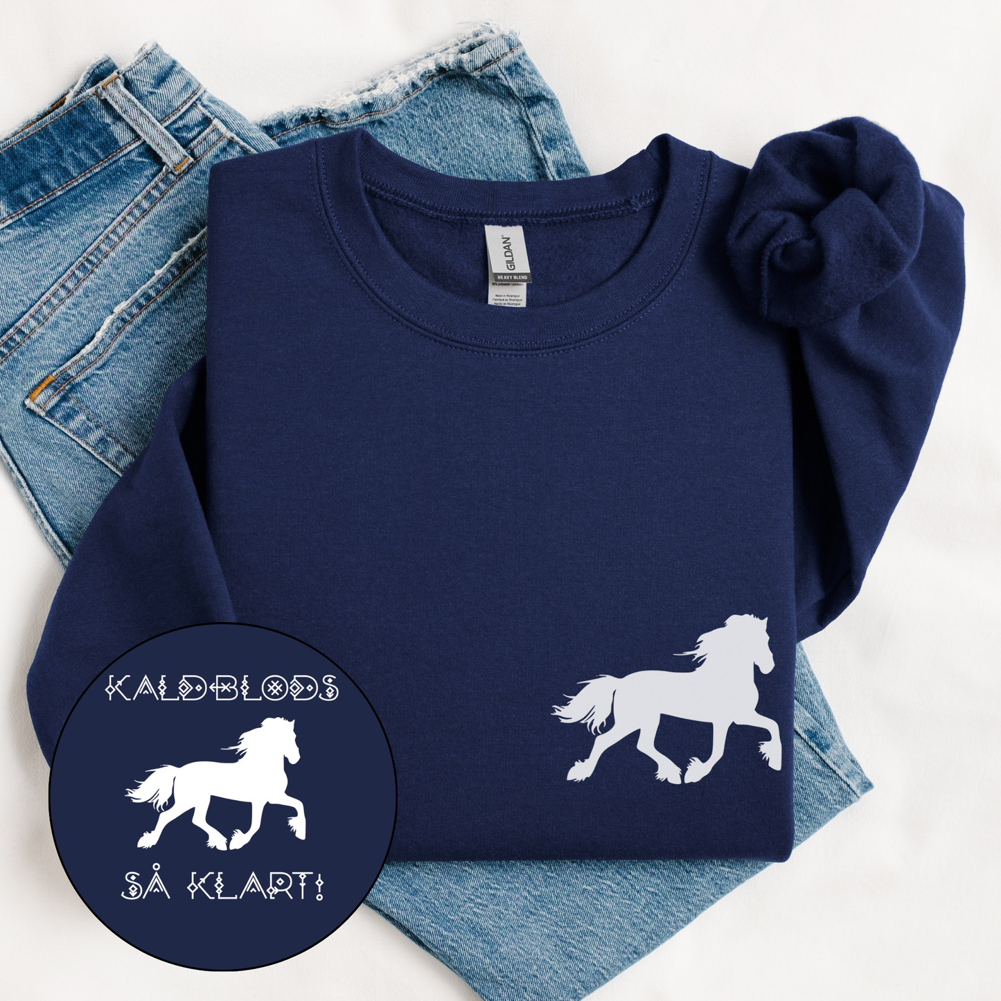 Kaldblods så klart | Genser hest | Unisex 1