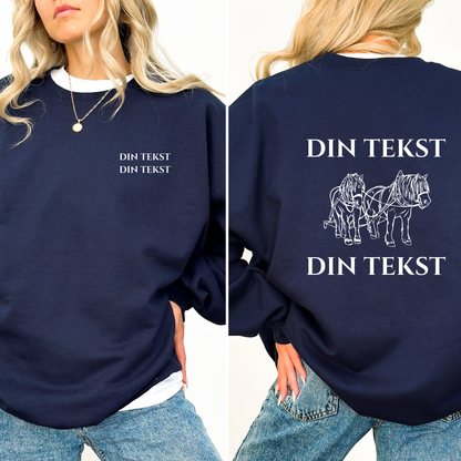 Personlig Genser | Dølahest | Unisex (3)