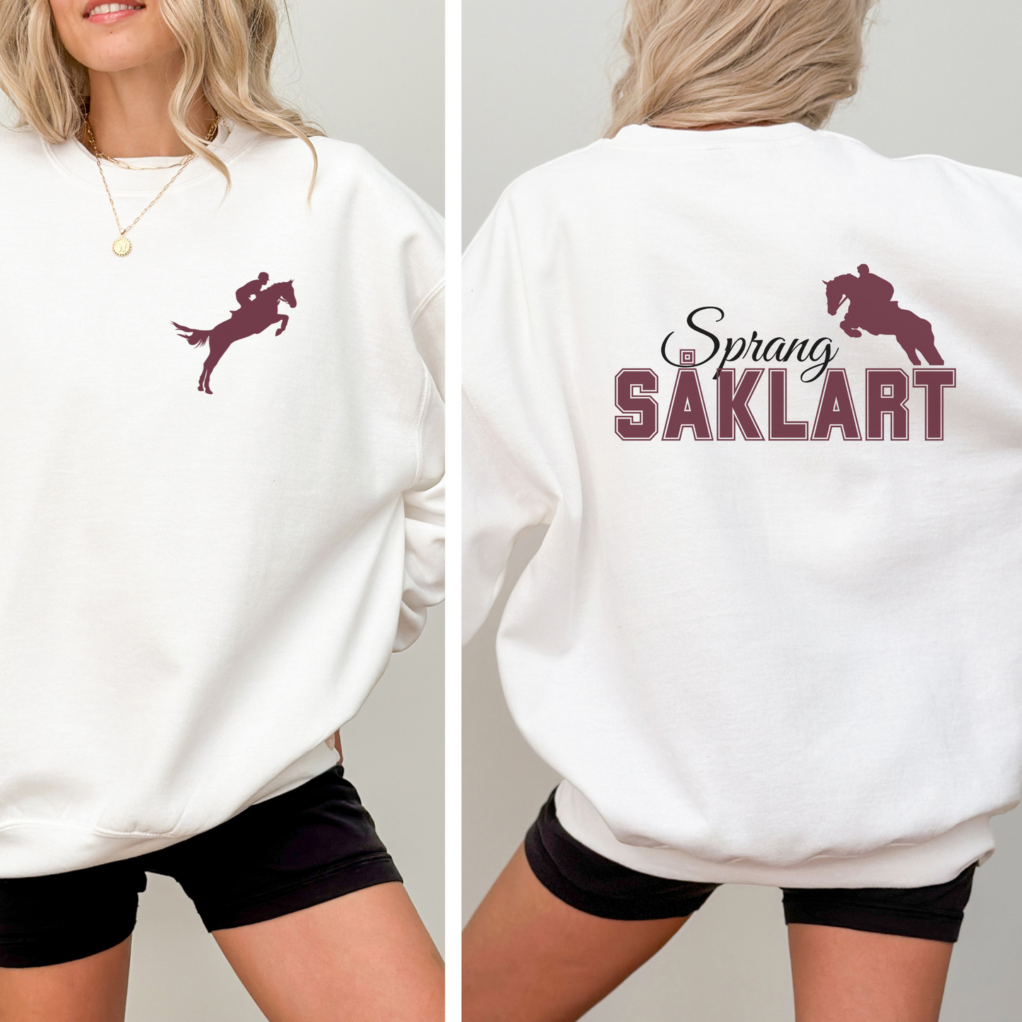 Hestegenser | Sprang såklart | Unisex 2.0