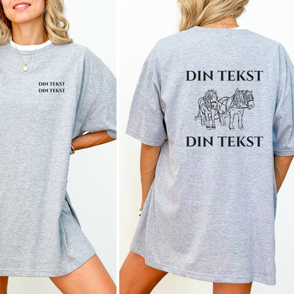 Personlig T-skjorte | Dølahest | Unisex (3)