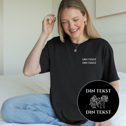 Personlig T-skjorte | Dølahest | Unisex (3)