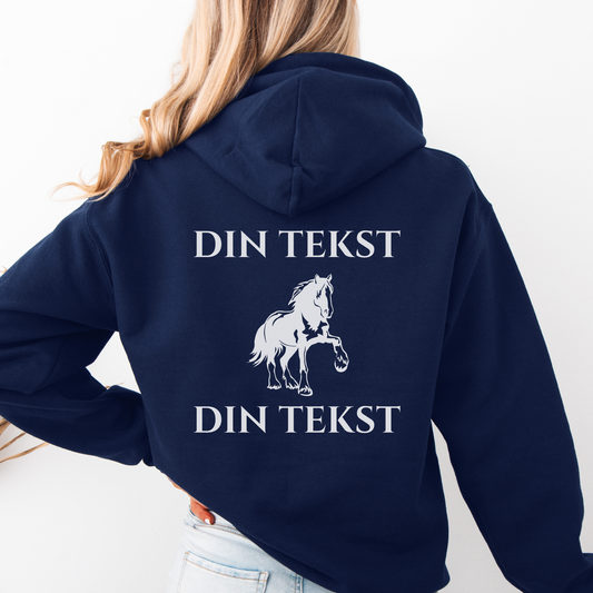 DØLAHEST hettejakke | Personlig hettejakke hest | Unisex