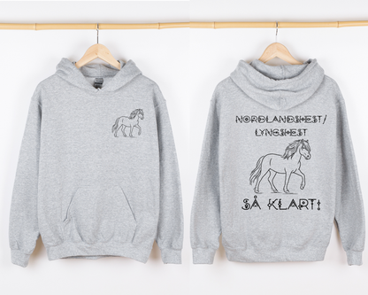 Hettegenser Nordlandshest/Lyngshest | Nordlandshest/Lyngshest så klart! | Unisex