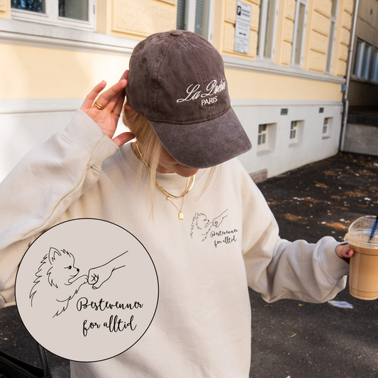 Hund fist bump | Personlig genser hund | Unisex