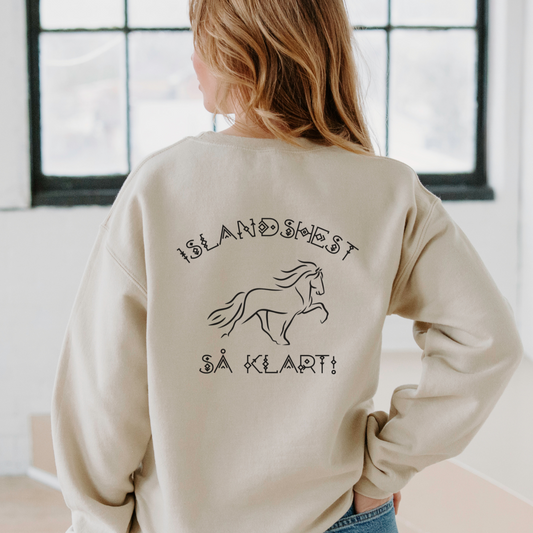 Islandshest så klart | Genser hest | Unisex