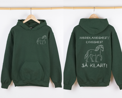 Hettegenser Nordlandshest/Lyngshest | Nordlandshest/Lyngshest så klart! | Unisex