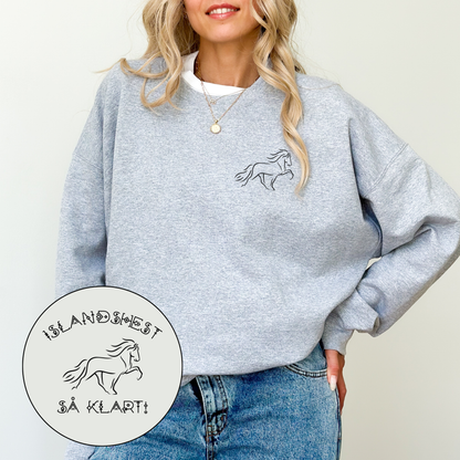 Islandshest så klart | Genser hest | Unisex