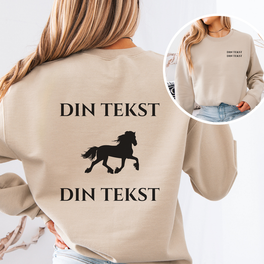 Personlig Genser | Traverhest | Unisex (1)