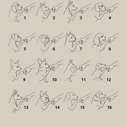 Hund fist bump | Personlig genser hund | Unisex