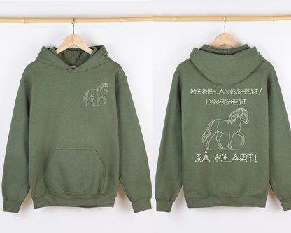 Hettegenser Nordlandshest/Lyngshest | Nordlandshest/Lyngshest så klart! | Unisex