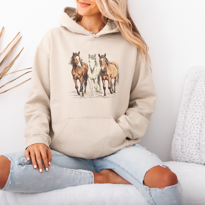 Hettegenser, hest | Villhester | Unisex