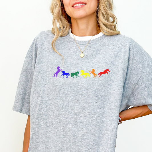 T-skjorte, hest | Pride-hester | Unisex