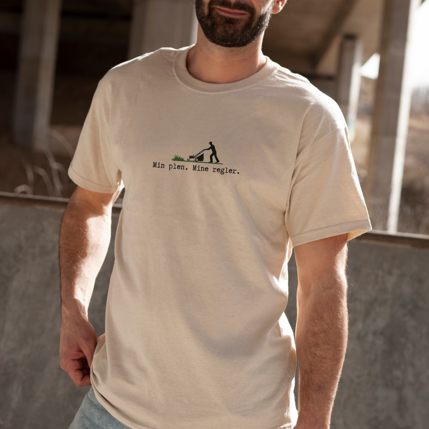 T-skjorte Hage | Min plen, mine regler | Unisex