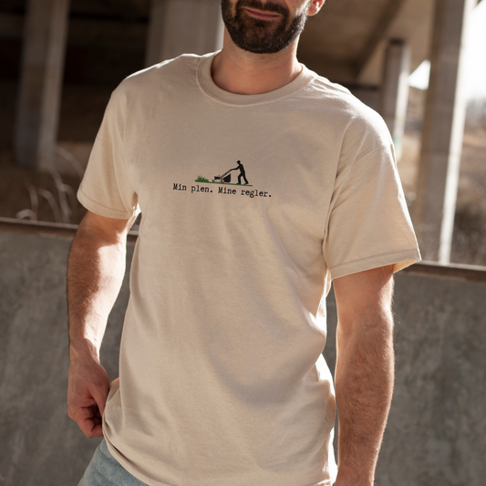 Min plen, mine regler | T-skjorte hage | Unisex