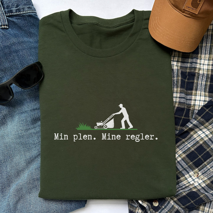T-skjorte Hage | Min plen, mine regler | Unisex