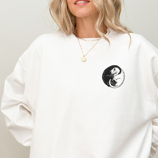 Hvit kattegenser, yinyang-katter