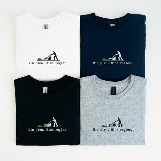 T-skjorte Hage | Min plen, mine regler | Unisex