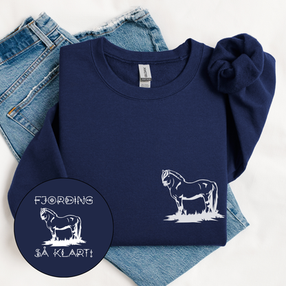 Fjording så klart | Genser hest | Unisex